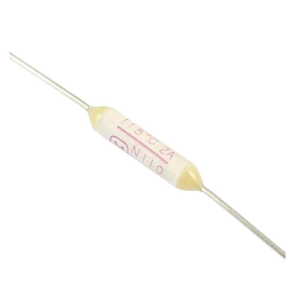 5 PCS Thermal Cut Fuse Axial Lead Cutoff 115C 115 Degrees 2A 250V N110 EYP2BN110