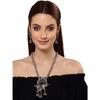 Traditional Oxidised Silver Necklace Jewellery Set for Women