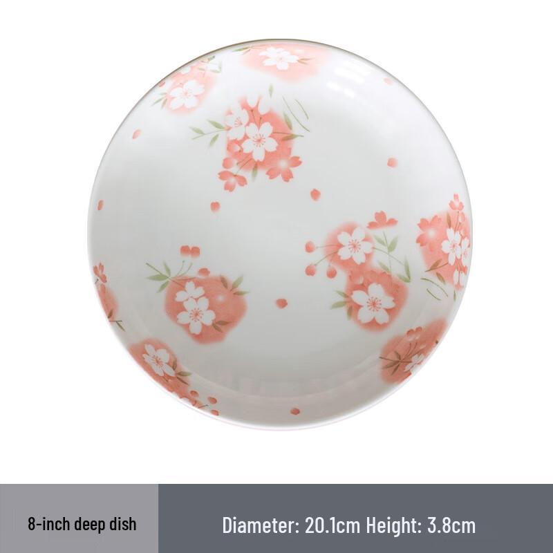 Japanese Style Ceramic Soup Plate Set