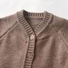 Autumn/Winter Korean Style Unisex Baby Knit Onesie - Solid Color Warm Sweater Romper