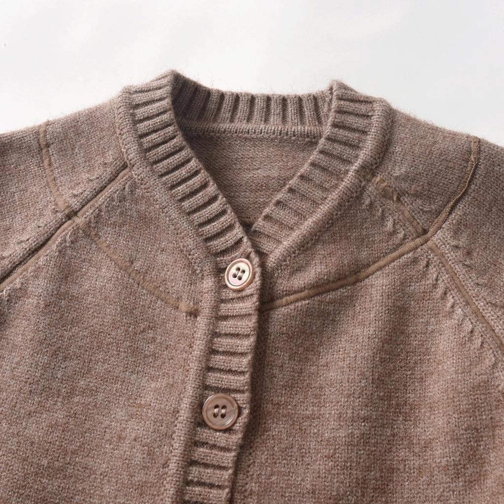 Autumn/Winter Korean Style Unisex Baby Knit Onesie - Solid Color Warm Sweater Romper