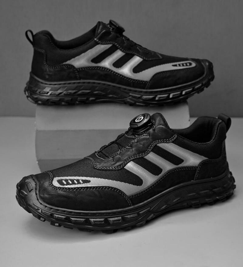 Men's Shoes Comfortable Rotating Buttons Casual Shoes Men Fashion Breathable Flats For Men Sneakers Outdoor Walking Shoes