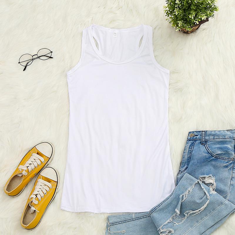 Camiseta sin mangas en forma de I de verano para mujer europea y americana 2024