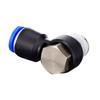 20PCS PH elbow outer hexagon pneumatic quick connector water pipe hose connector 1/8"1/2 3/8 1/4 BSPT
