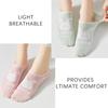 3 Pairs Kawaii Fashion Cute Rabbit Invisible Socks for Women - 8 Colors Thin Cotton No-Show Socks  Odor-Free Non-Slip Daily Wear
