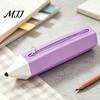 Office Supplies Organizer Students Silicone Pencil Case with Zipper, Waterproof Shaped Stationery Pouch, Large Bag for Pens, Erasers, Rulers