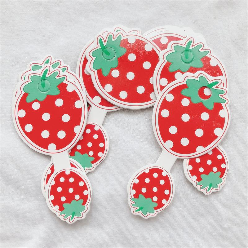 50Pcs/Lot Strawberry Paper Display Tag Price Label for DIY Necklaces Bracelets Keychain Jewelry Accessories Packaging Supplies