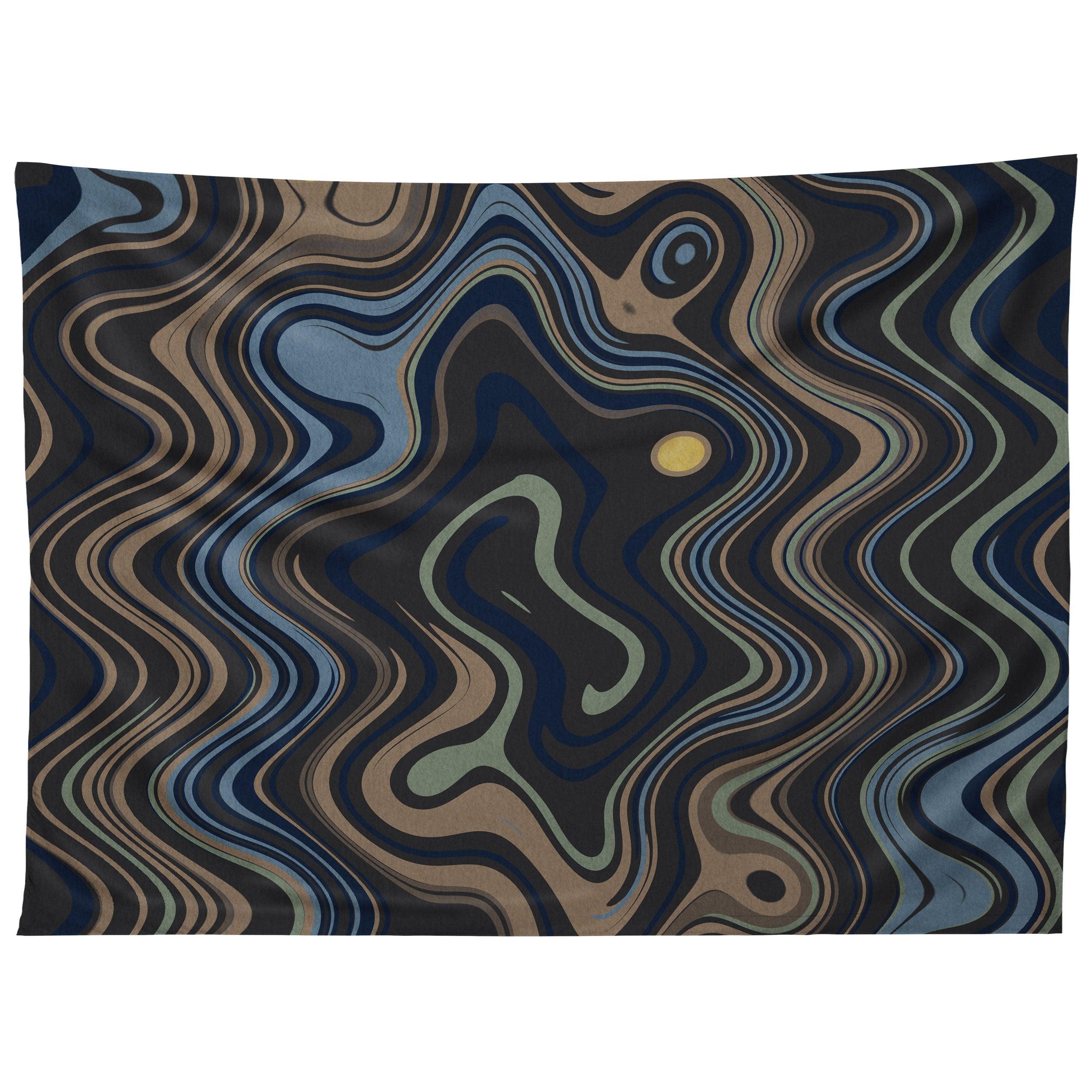 TEXTURALLY ABSTRACT 01 tapestry 75x100