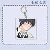 Acrylic Keychain Women Bai Xian Yun Yan Cute Anime Character Key Chain Man BL Couple Keyring Pendant Jewelry