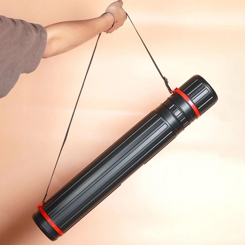 Tragbarer Zeichenrohr-Verstellbarer erweiterbarer Kunstaufbewahrung mit Schultergurt, Langlebig Leicht für den Außenbereich, Künstler-Träger