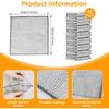 15PCS Multipurpose Wire Dishwashing Rag,Non Scratch Wire Dishcloth, Reble Steel Wool Scrubber,Non-Scratch&Quick-Drying&Odor-Resistant Multi-Purpose
