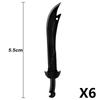 MOC Medieval Building Block Soldier Figure Weapon Accessories Battle Axe Bow Arrow Sword Sheath Shield Assembly Puzzle Brick Toy