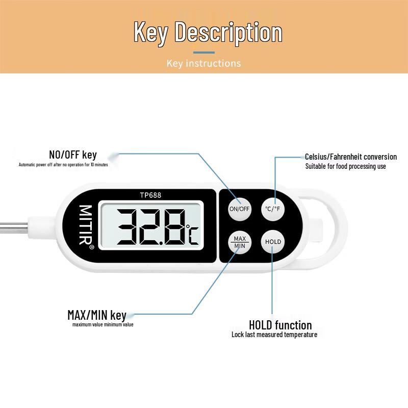 MITIR Digital Multi-purpose Food Thermometer
