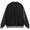 Vans Logo Embroidered Varsity Jacket Black VN000GJRBLK