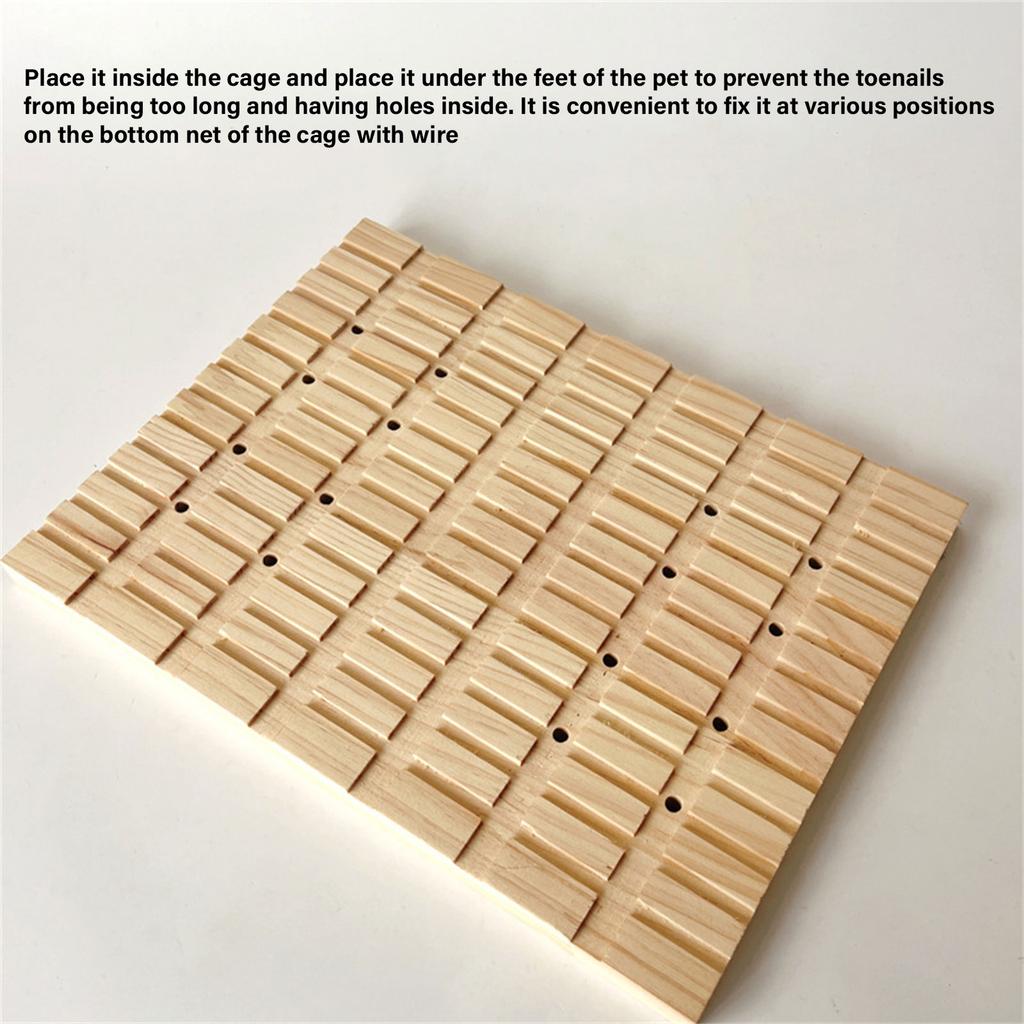 Hamster Rodents Toy Gerbil Scratch Platform Molar Pet Board Feet Pad for Ferrets Hamster Toy Guinea Pigs Toy