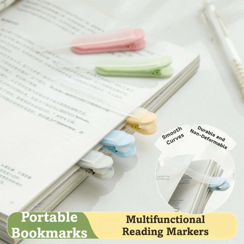 Reusable Page Following Bookmark Portable Book Page Holder New Reading Marker  Student Stationery
