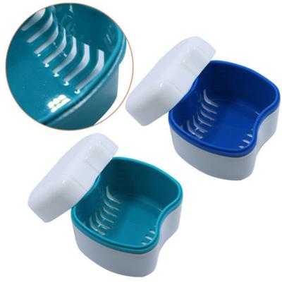 Health Care Denture False Teeth Cleaning Tool Box Storage Case Basket Container