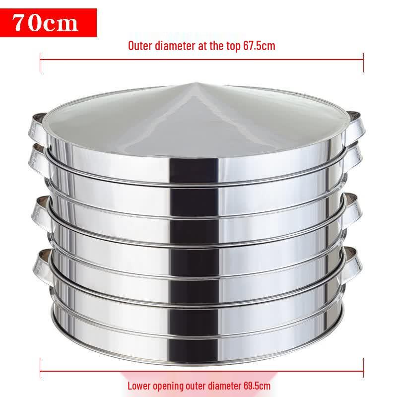 Large 3-Layer Stainless Steel Steamer