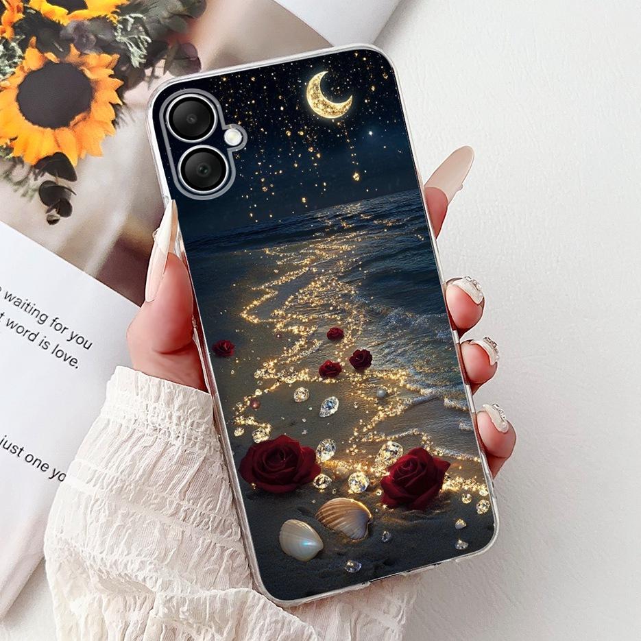 For Samsung Galaxy A06 Case A04 A04e A05 Lucky Koi Fashion Painted Cover Soft Silicone Case For Samsung A06 A 04 Galaxy A05 Bags