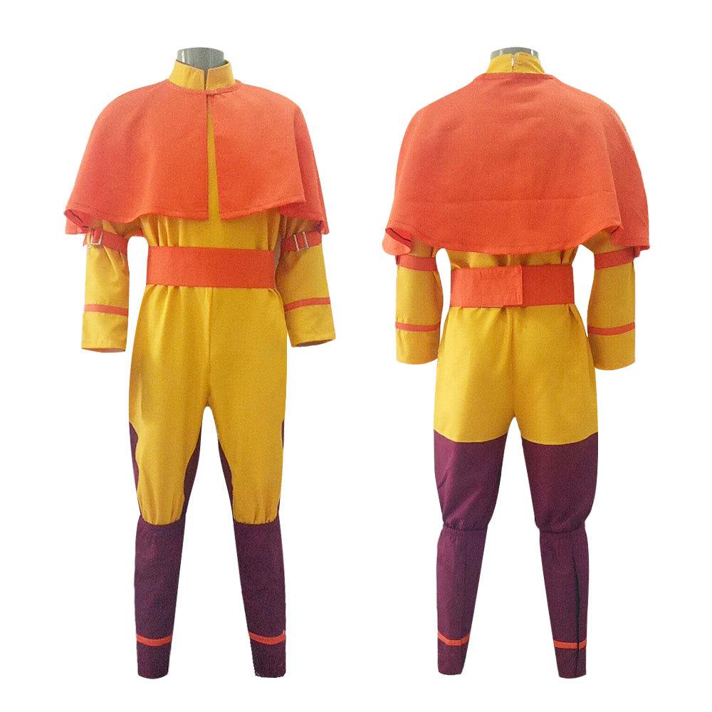 Aang Full Avatar Set Costume Mens Womens Suit Cosplay