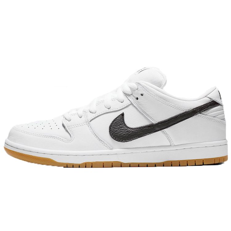 

Кроссовки унисекс Nike Dunk Low Pro ISO SB Orange Label White Black-White-Gum-Light Brown CD2563-100