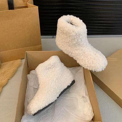 Damen Winterschuhe Weiche Plüsch Schneestiefel