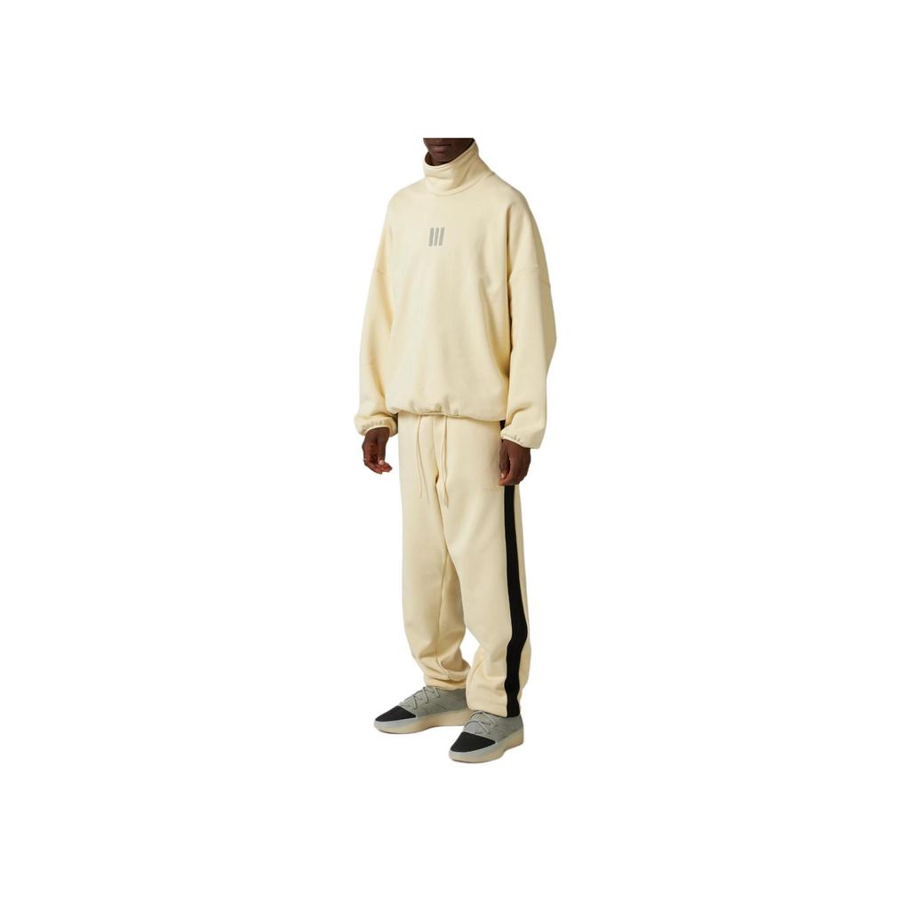 Fear of God Athletics Co-branded 3-Stripes Solid Color Loose Casual Comfortable Sweatshirt Men Light Yellow IS8742