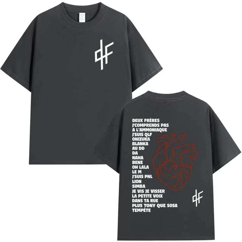 Rapper PNL Le Monde Chico Album Graphic Tshirt Unisex Women Fashion Hip Hop Short Sleeve Tshirt Cotton Casual T Shirts Streetwear