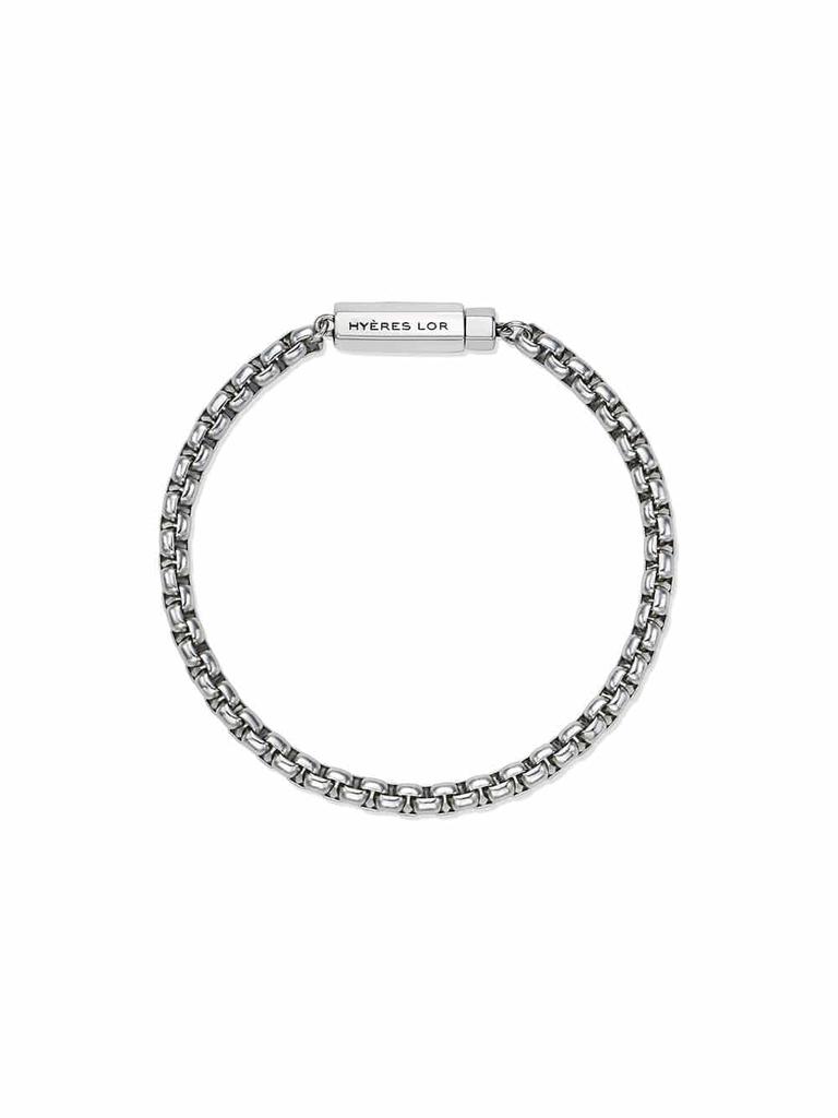 Hyeres Lor H Edition (W) Round Box Chain Bracelet Hl6B46633Ws