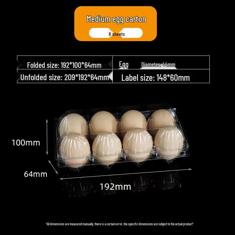 Transparent Plastic Egg Tray