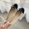 Hot Sale Women's Flat Shoes Ballet Shallow Womens Loafers Non Slip Elegant Mom Shoes Bow Women Shoes Summer New Zapatos De Mujer