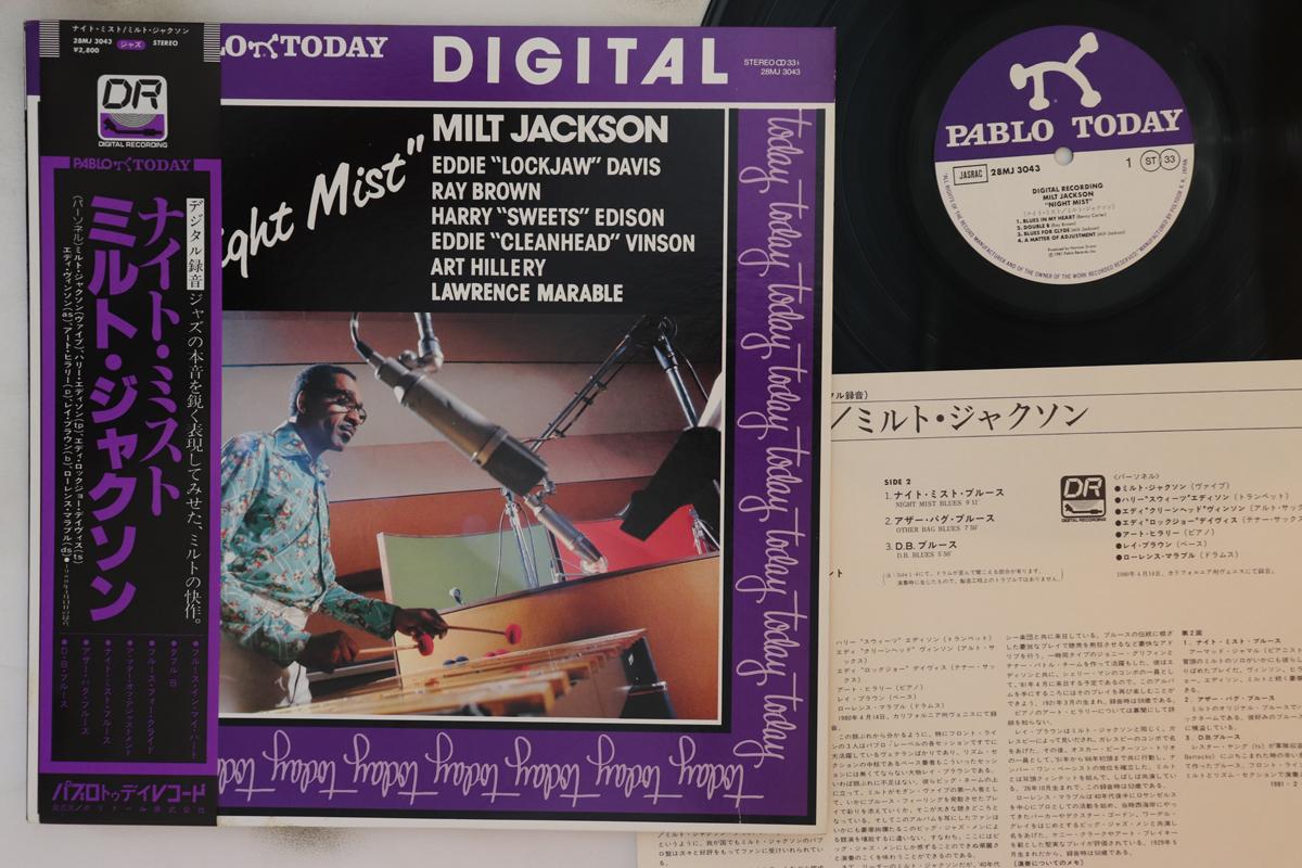 

LP Record MILT JACKSON - Night Mist 28MJ3043 PABRO TODAY 1981 Japan Obi Jazz Used