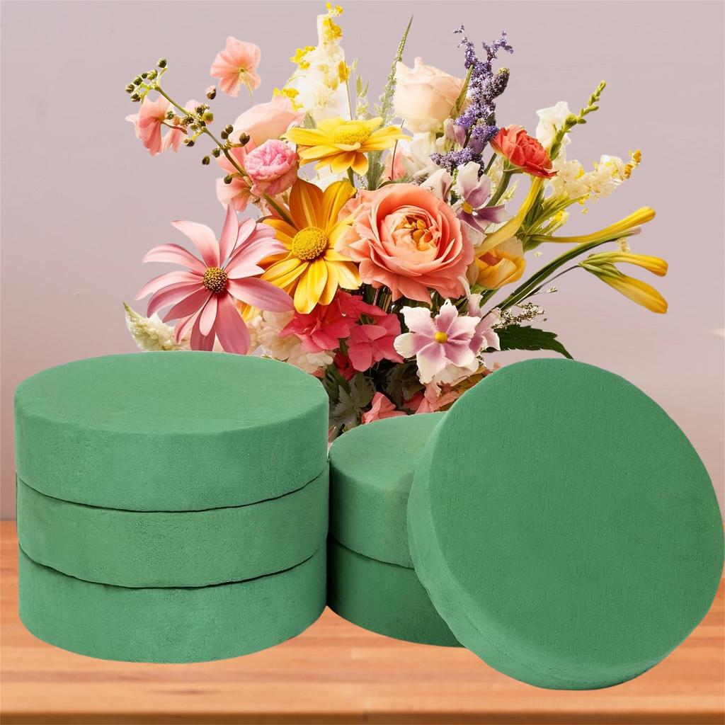 12Pcs Assorted Colorful Foam Blocks for DIY Craft Projects and Flower Arrangements Wet and Dry Floral Foam Supplies