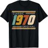 55 Years Old Gift Retro 1970 Music Tape 55 Years Old Birthday T-shirt Men's Style Personality Casual Street Style Casual Men's
