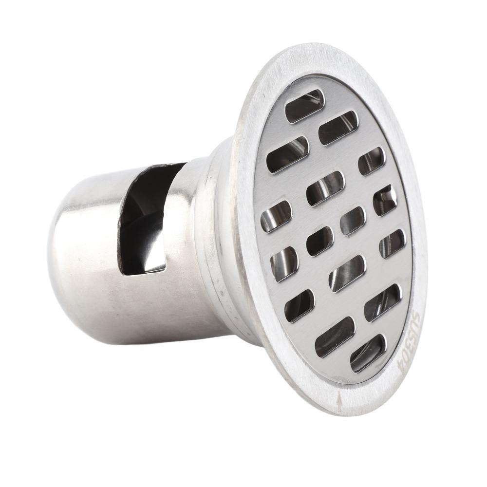 Fits 50mm / 1.97in Pipe Floor Drain Round Shower Floor Drain Floor Waste Drain  Floor Drainage