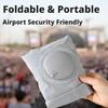 Press-Type Inflatable Cushion Travel Foot Rest Pillow Portable Car Airplane Seat Heightening Cushion for Camping Outdoor
