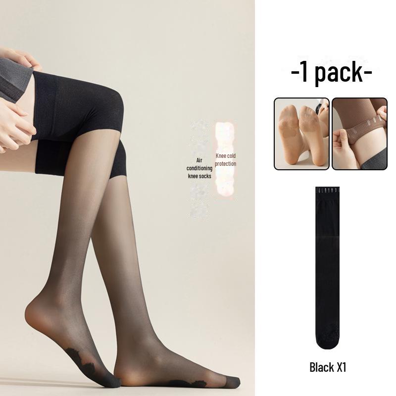 Women's Thin Summer Knee-High Anti-Slip Air Conditioning Stockings