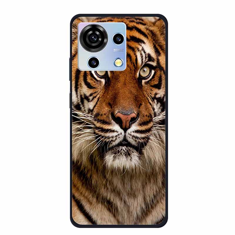 For ZTE V50 Vita Phone Case TPU Soft Back Cover Cartoon Luxury Silicone Phone Cases for ZTE Blade V40 V 40 50 Vita Animal Funda