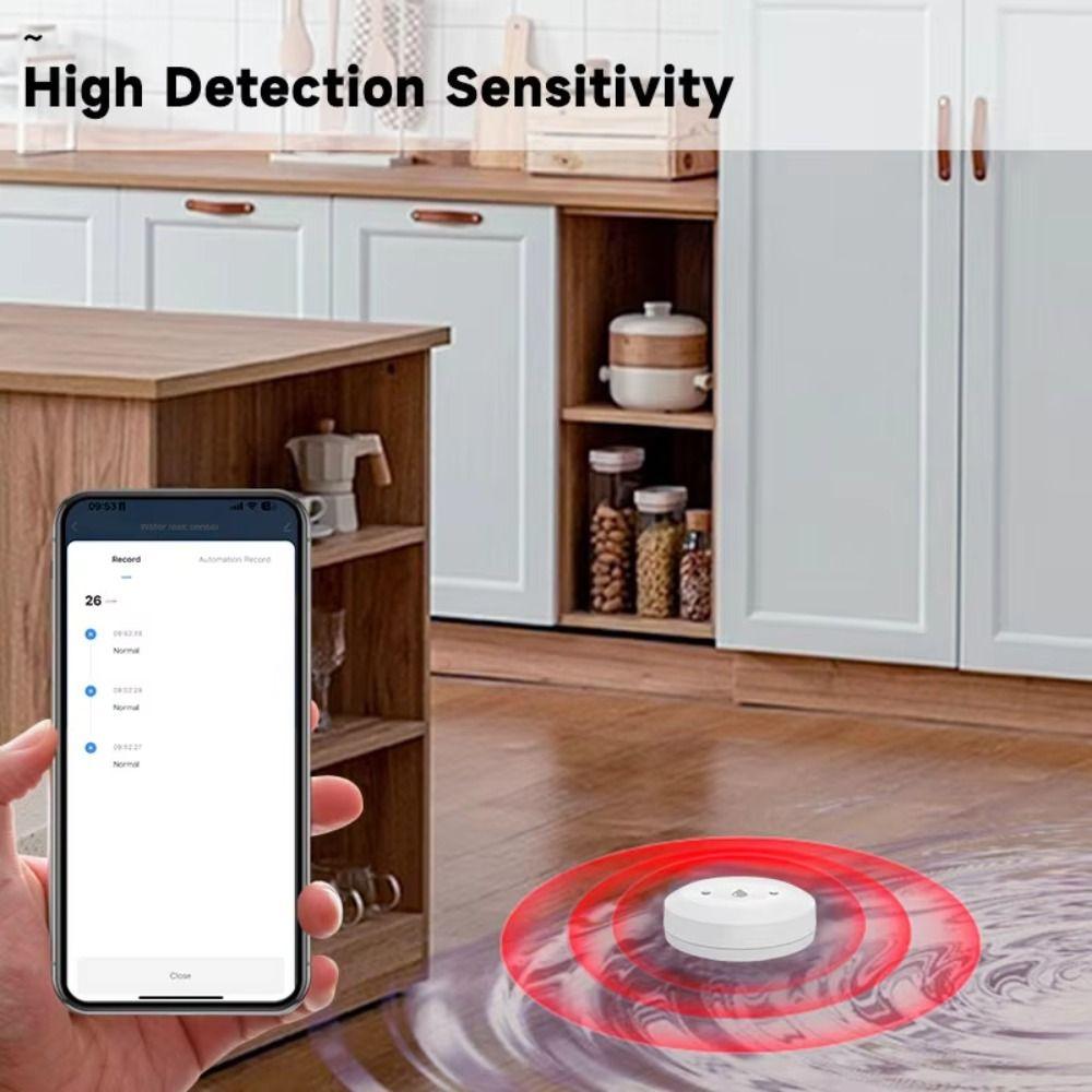 Smart Life Control ZigBee Water Sensor Alarm Function Smart Water Leak Sensor  Kitchen