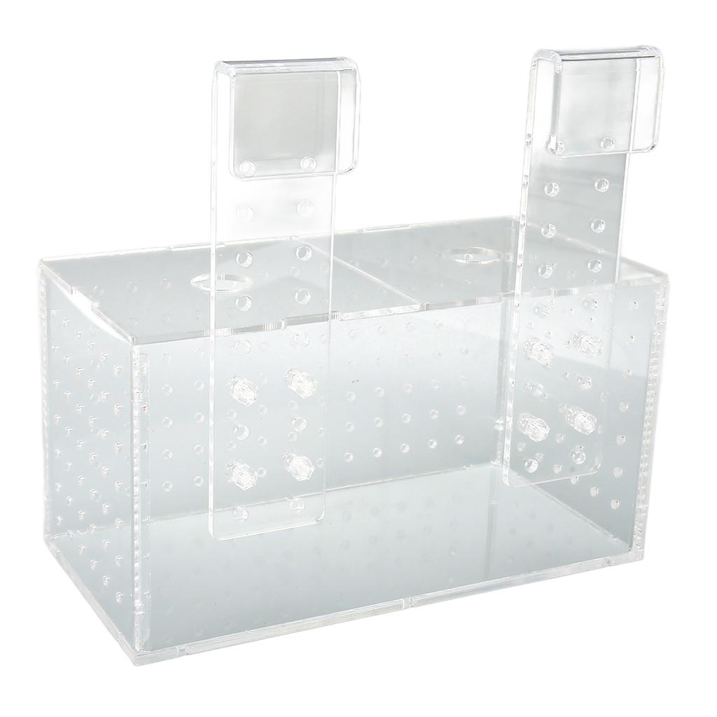 Fiskeoppdrett Isolasjonsboks Gjennomsiktig krokinstallasjon Akrylakvarium klekkeri for fisketank