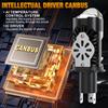 2Pcs Three Colors Dual Lens H4 LED Headlight Bulbs 110W 60000LM Car Projector Hi/Lo Beam Light Motorcycle Headlamp 6000K 4500K Warm White 3000K Yellow