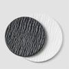 Creative Black Stone Grain Flat Plate Western Tableware Ceramic Round Steak Pasta Plate Kitchen Utensils Fine Cooking Dishes New