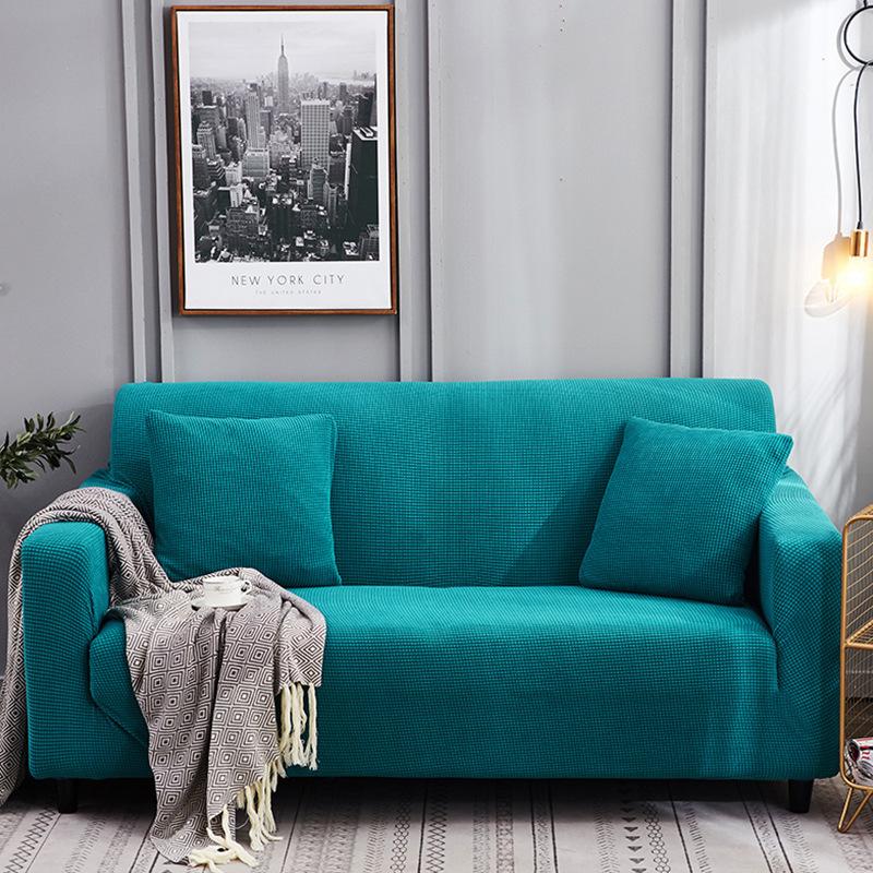 Чехол для дивана из однотонного кукурузного бархата 90-140cm — фото 14