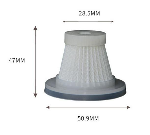 Wireless Handheld Car Vacuum Cleaner Accessory Set with HEPA Filter Screen and Universal Filter Element