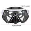 Silicone Adults Snorkeling Goggles Toughened Glass Large View Swimming Glasses Diving Equipment