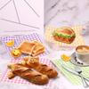 400Pcs Colorful Patterned Greaseproof Paper Food Wrapping Paper Wax Paper for Baking Sandwiches Hamburgers Snack Basket Liners
