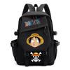 One Piece King Printed Backpack Elementary School Students Junior High School Students High School Students Large Capacity School Bag