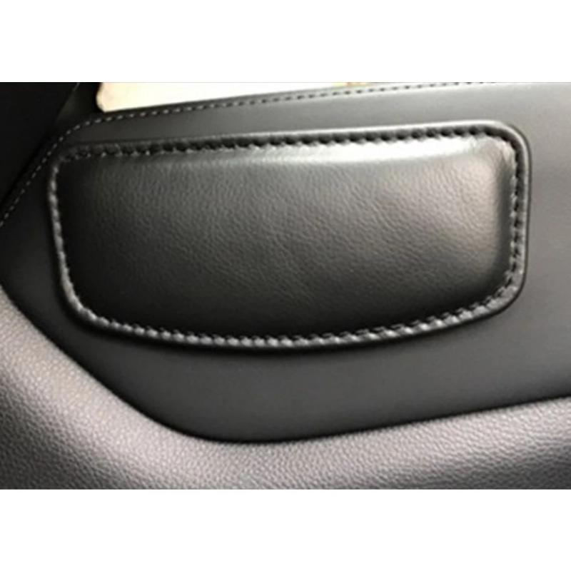 Leather Knee Pad for Car Interior Pillow Comfortable Elastic Cushion Memory Foam Universal Thigh Support Accessories 18X8.2cm
