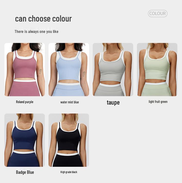 Completo da Yoga da Donna Transfrontaliero: Color Block Nude Feel, Vita Alta Costolata, Abbigliamento Sportivo Fitness Versatile