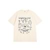 harajuku Round Neck oversize Casual Y2K Tops young girl t shirts 2025 summer pure cotton Women funny cartoon Print T-Shirt streetwear